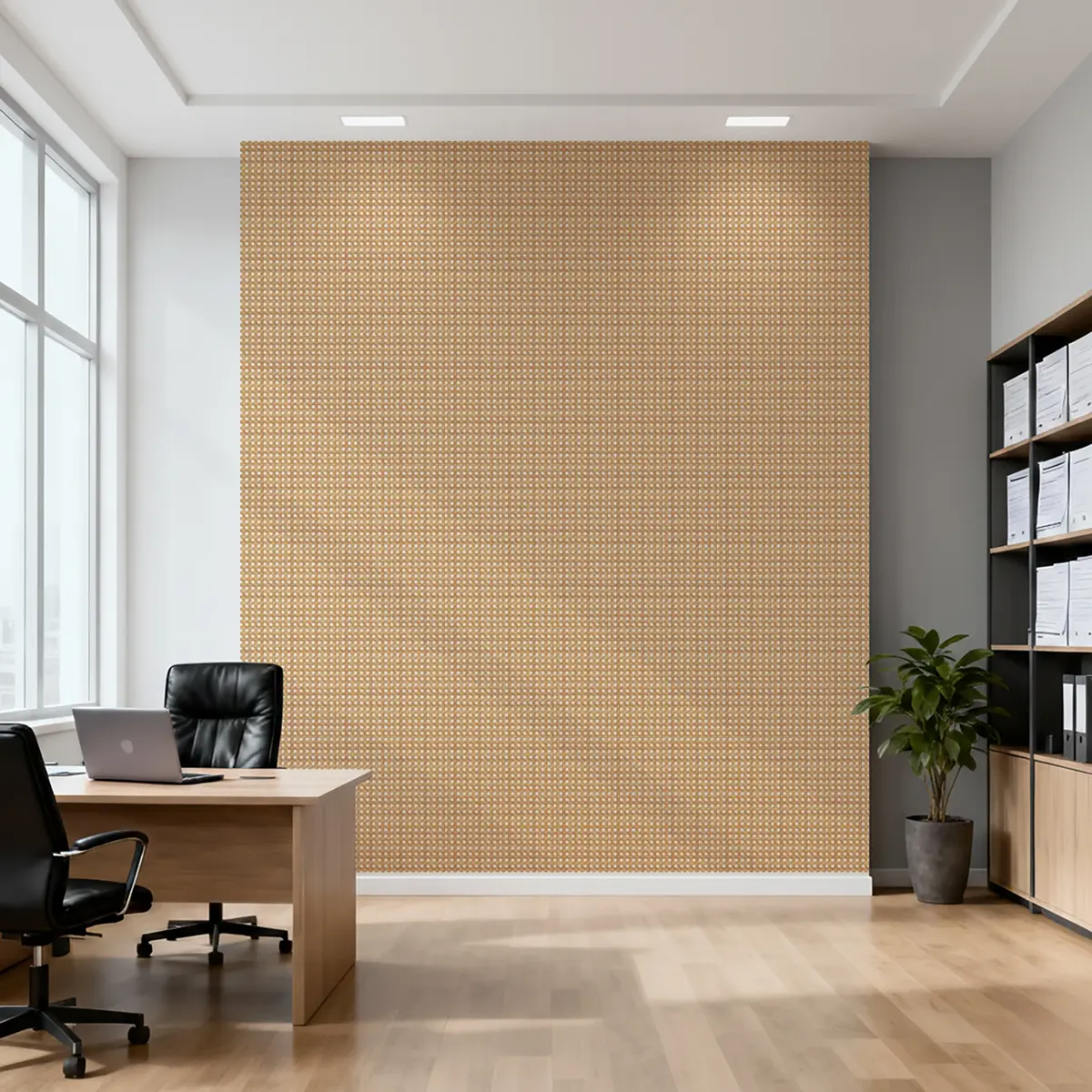 Panel akustyczny RATTAN w biurze