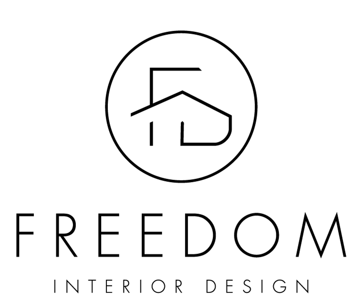 Logo Freedom interior design - pracownia projektowa