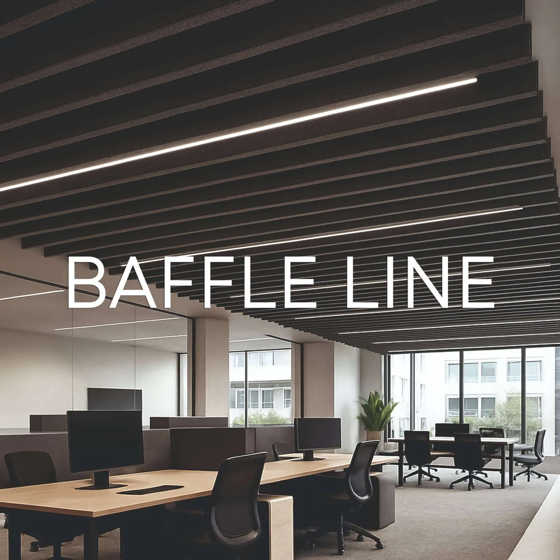 Sufit akustyczny BAFFLE LINE