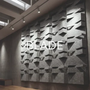 Ściana akustyczna przestrzenna BLADE