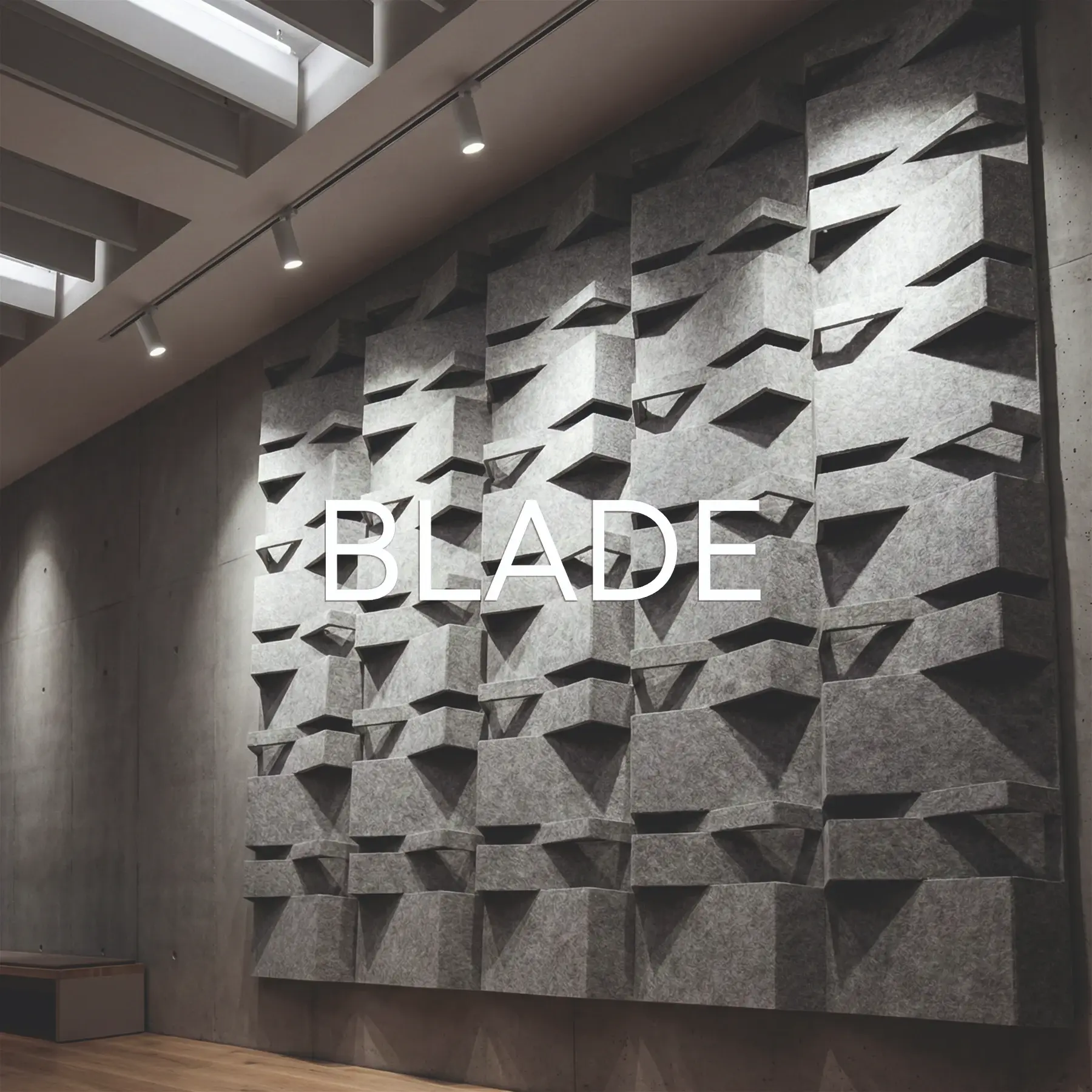 Ściana akustyczna przestrzenna BLADE