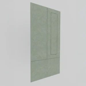 Panel akustyczny Frame w kolorze oliwkowym