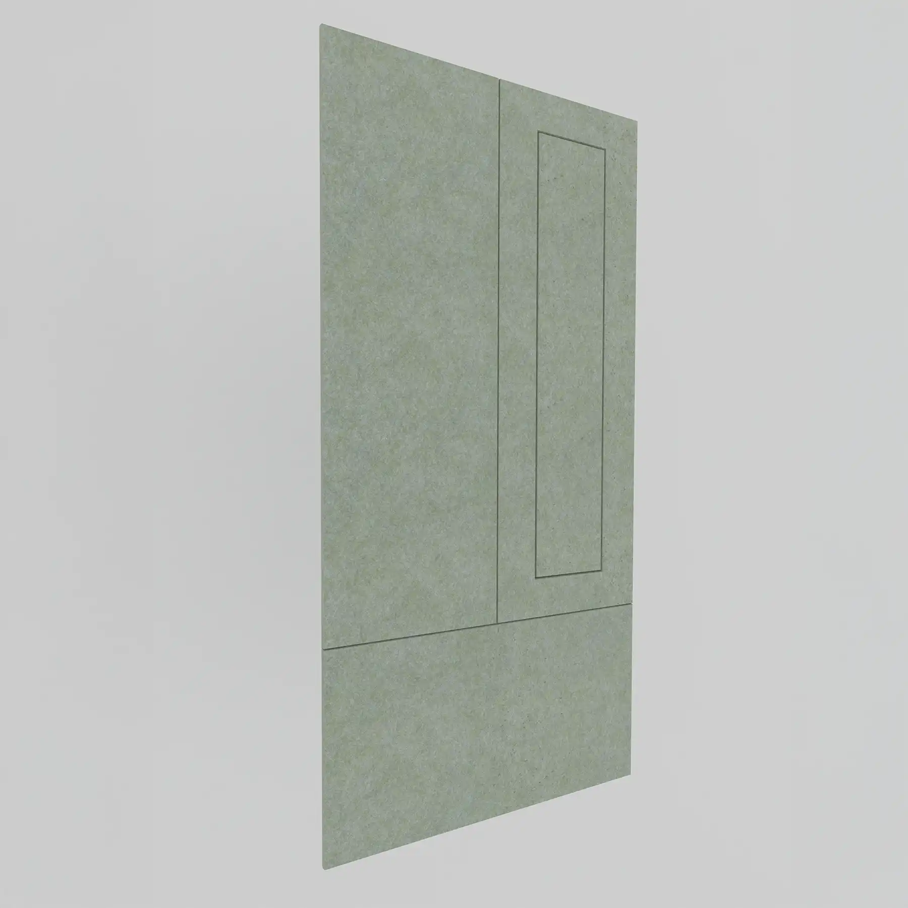 Panel akustyczny Frame w kolorze oliwkowym