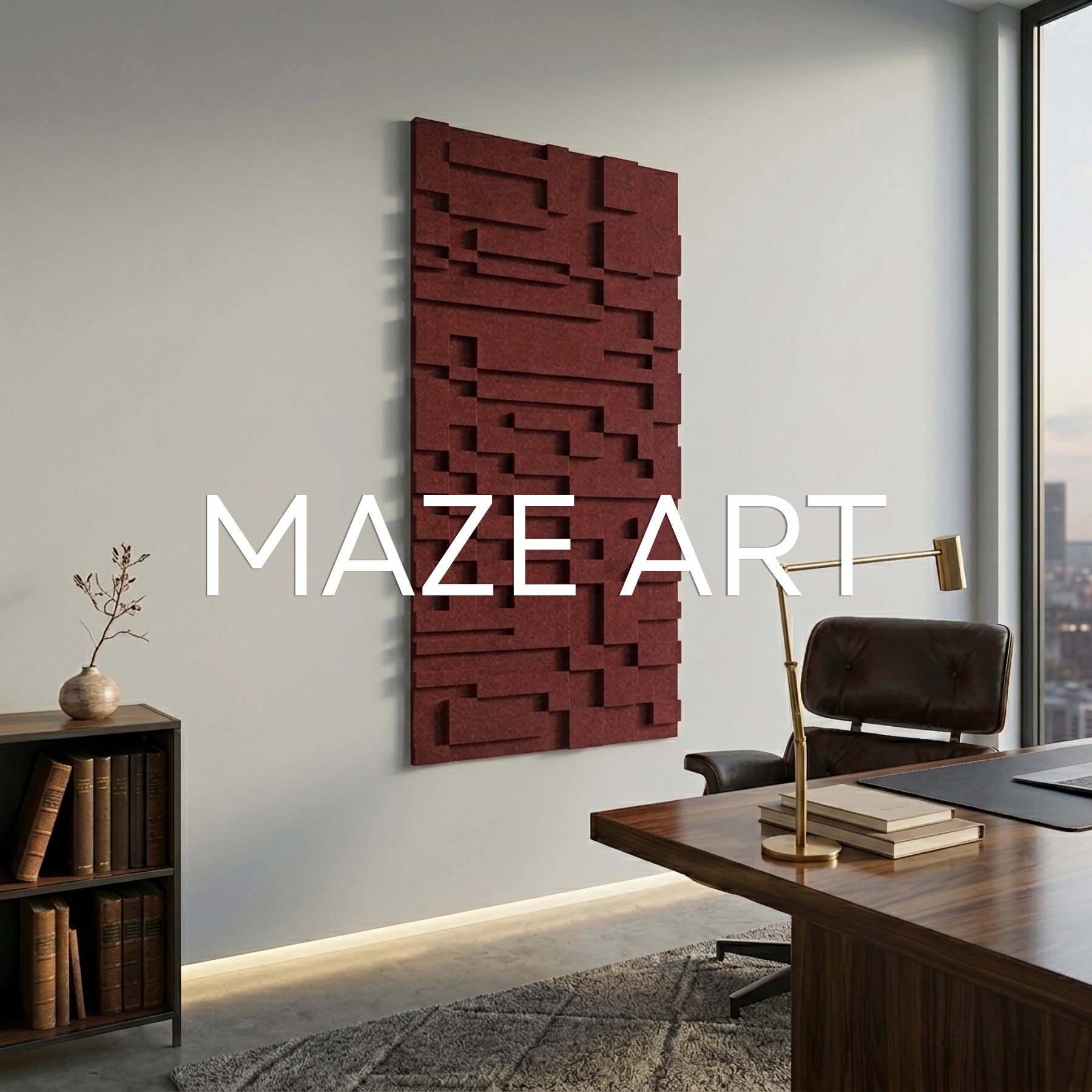 Obraz akustyczny MAZE ART