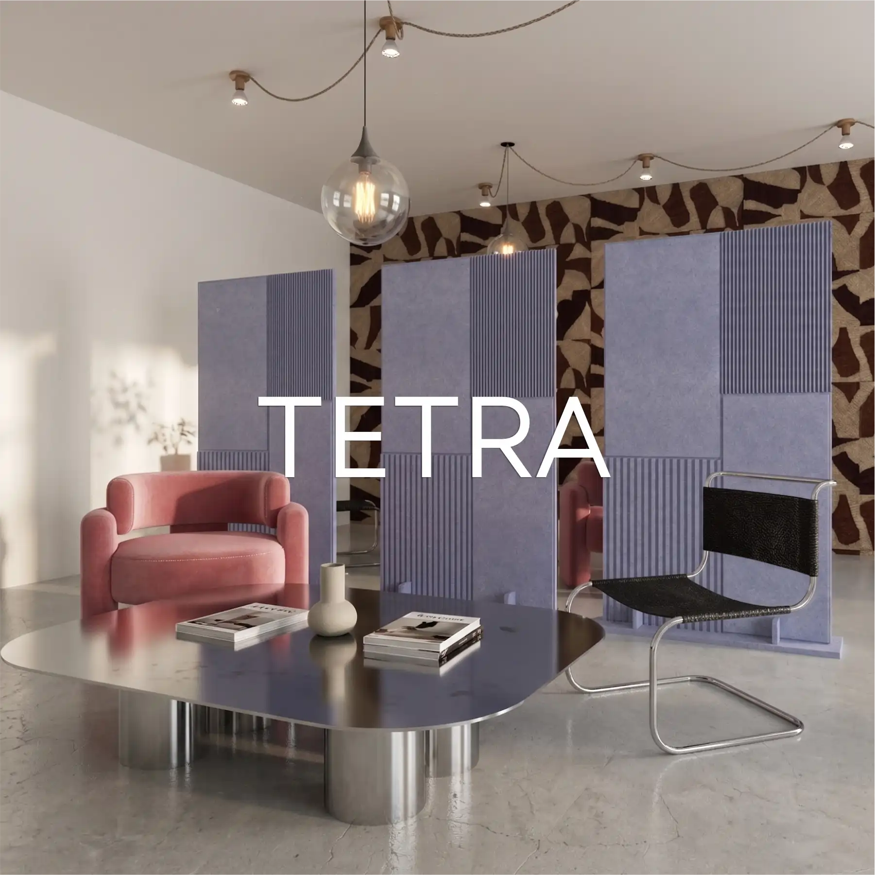 Przegroda wolnostojąca akustyczna TETRA